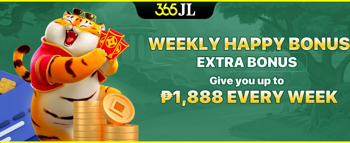 Weekly Happy Bonus banner